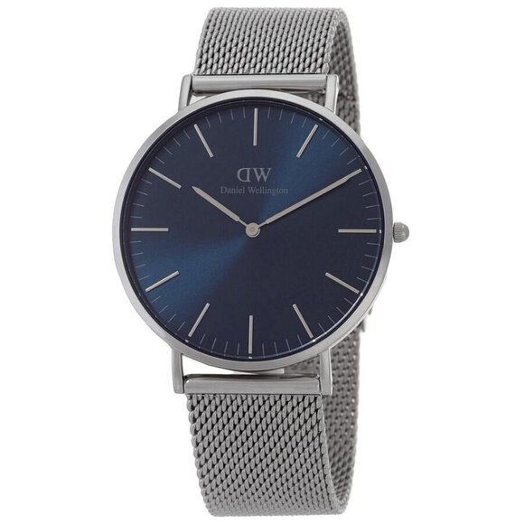 FX04578B NWT Daniel Wellington Fashion Men's Quartz Steel Authentic Watch - Picture 1 of 3